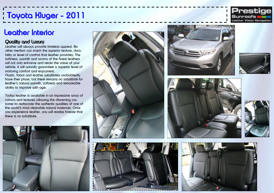 Kluger Leather Trim 7 Seat
